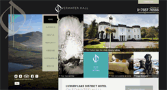 Desktop Screenshot of overwaterhall.co.uk